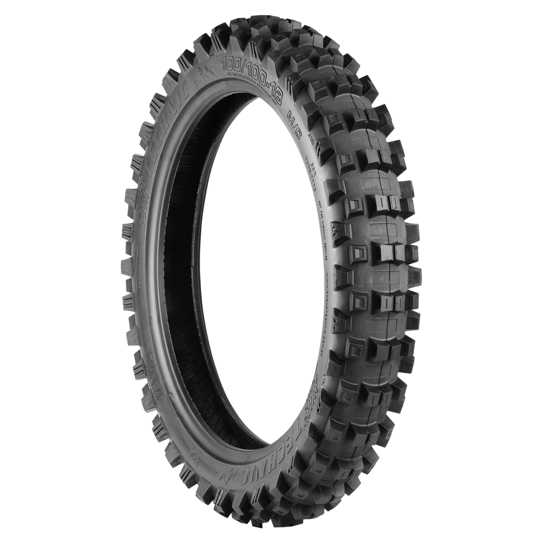 Pneu p/ moto aro 18 * 100/100-18 - tras. crf 230/250, dt 180/200, tt-r230, xlr 125, xtz 250 e similares (txc) c/câm.
